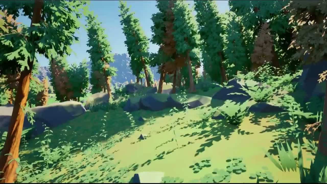 expy studio stylized forest